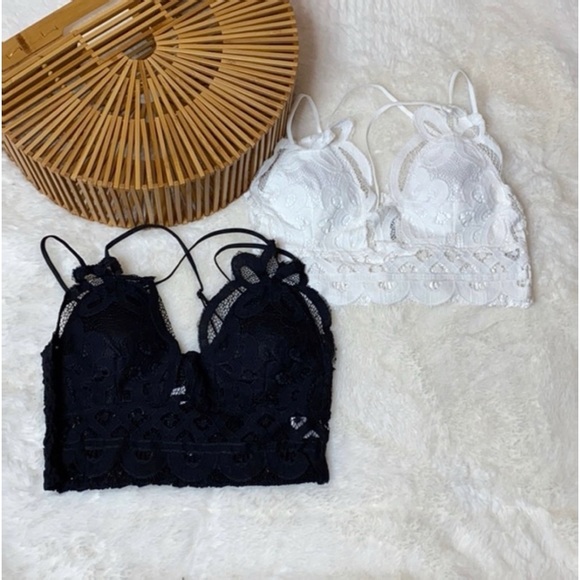 🌹Crochet Lace Bralette With Pads - Picture 12 of 13